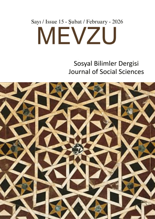 						Sayı 15 (2026): Sayı 15 Gör
					